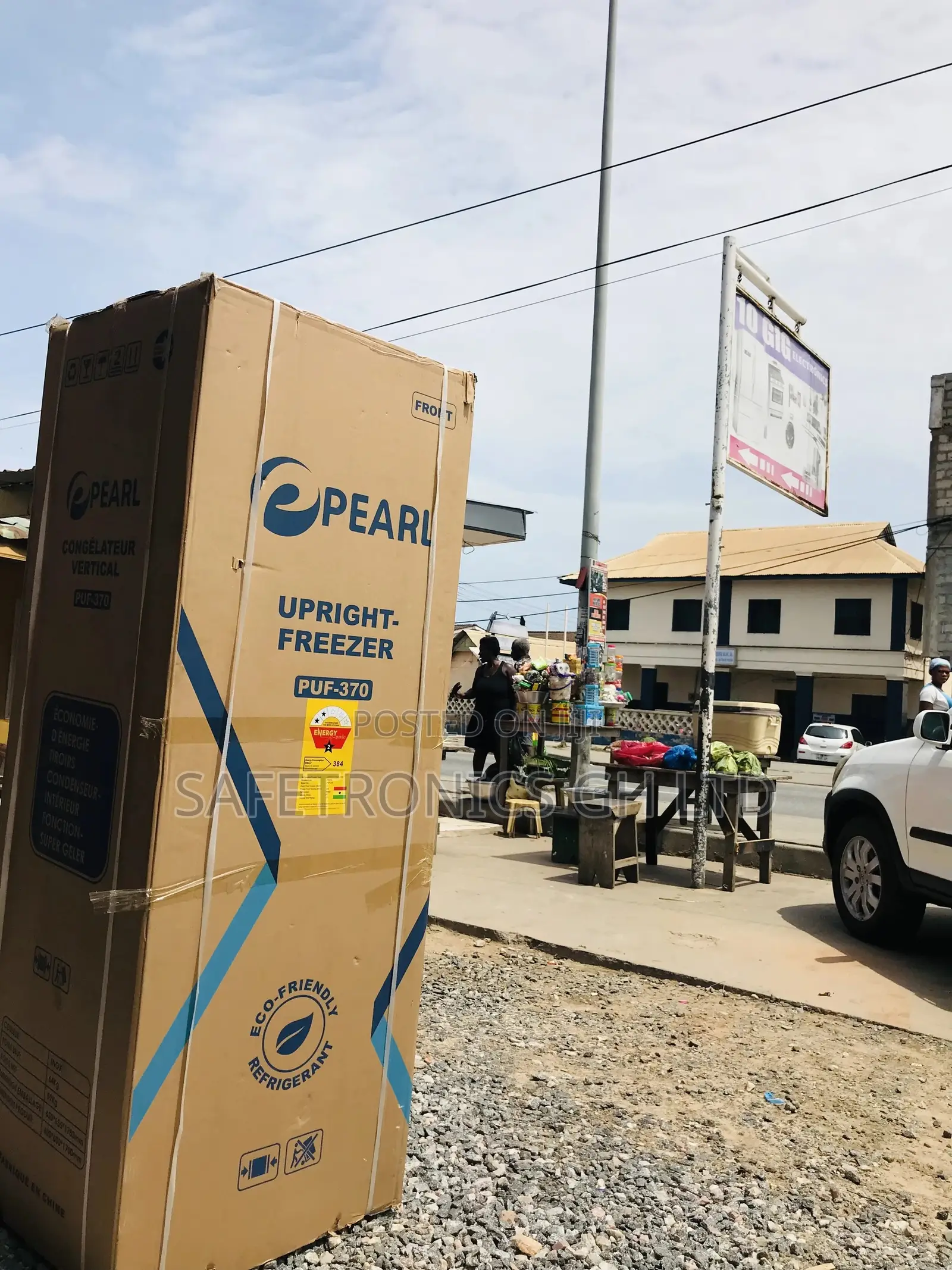 Pearl Affordable PUF-370 Upright 225liters Freezer 