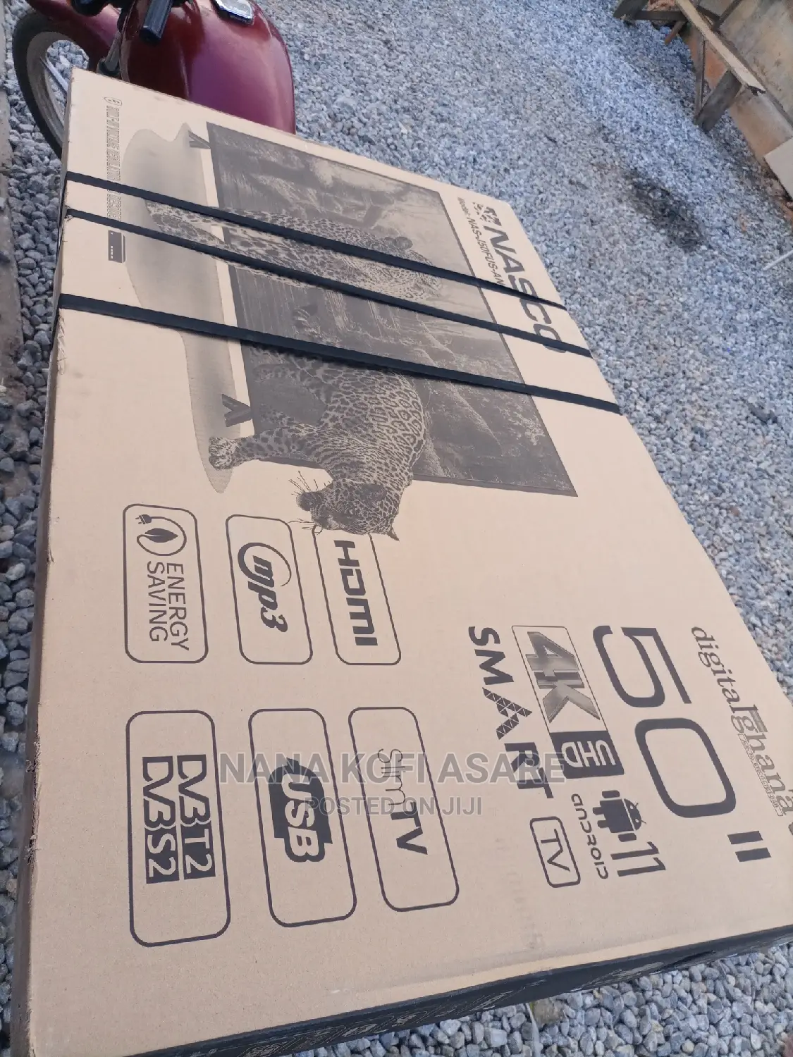 Nasco 50inch Smart Uhd Tv Full Digital Satellite