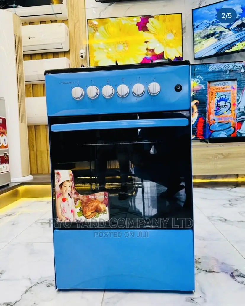 Volcano 4 Burners 50x50 Gas Stove With Grill and Oven