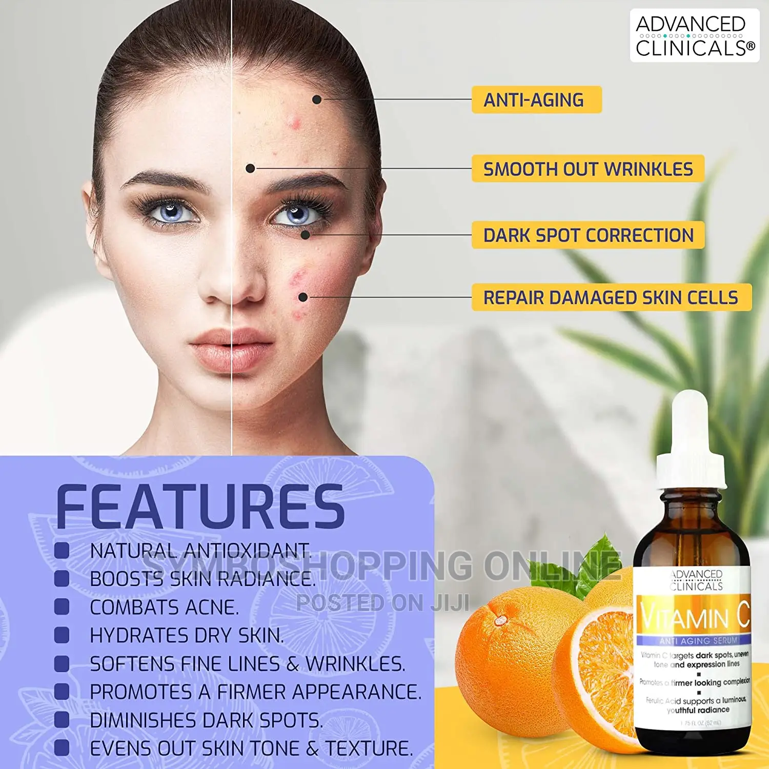 Advanced Clinicals
Advanced Clinicals Vitamin C Facial Serum