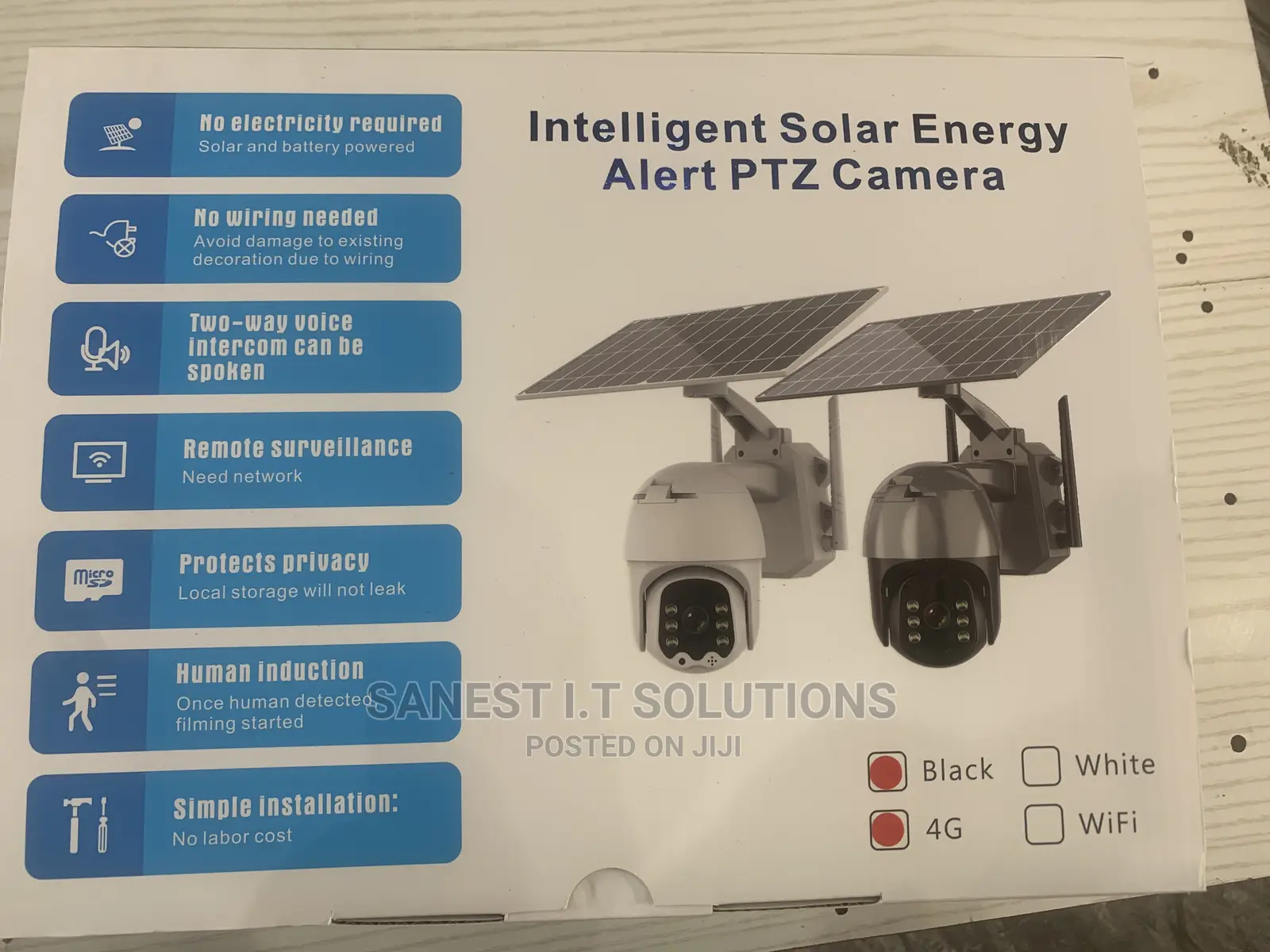5 Mp PTZ Solar Smart CCTV Camera