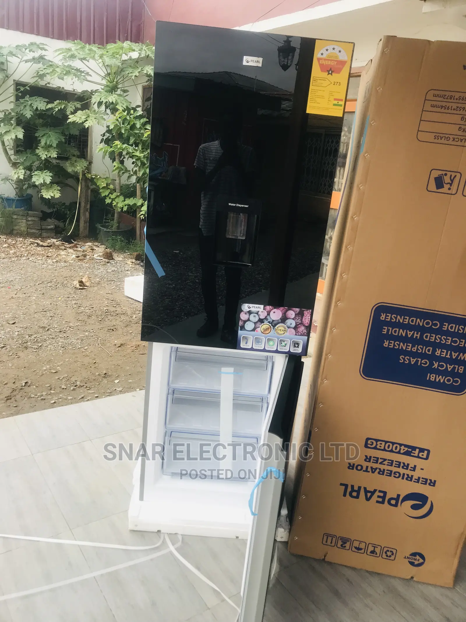 Strong Pearl 309ltr Double Door Fridge With Dispenser