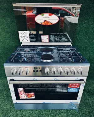 Ferre Full Anti Rust Gas and Electric Cooker (2+4), 60×90