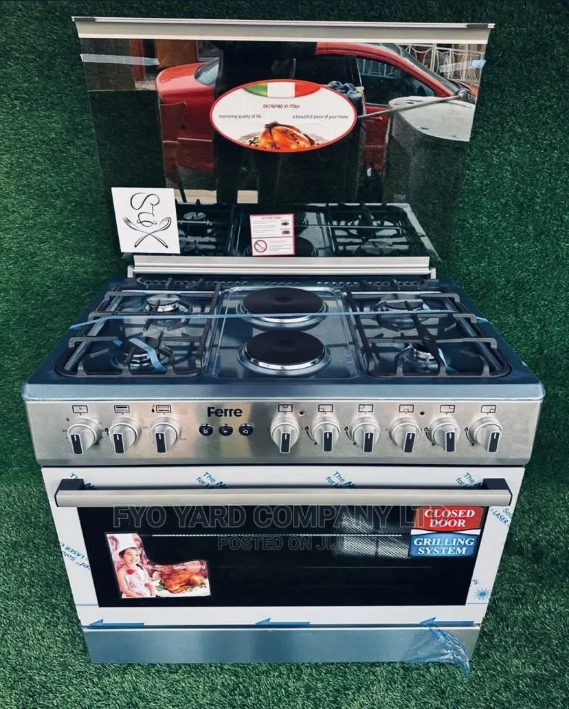 Ferre Full Anti Rust Gas and Electric Cooker (2+4), 60×90