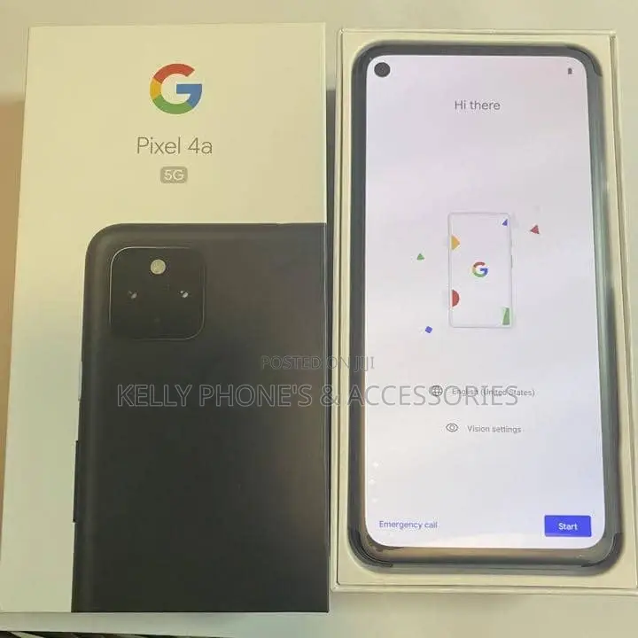 New Google Pixel 4a 5G 128 GB Black