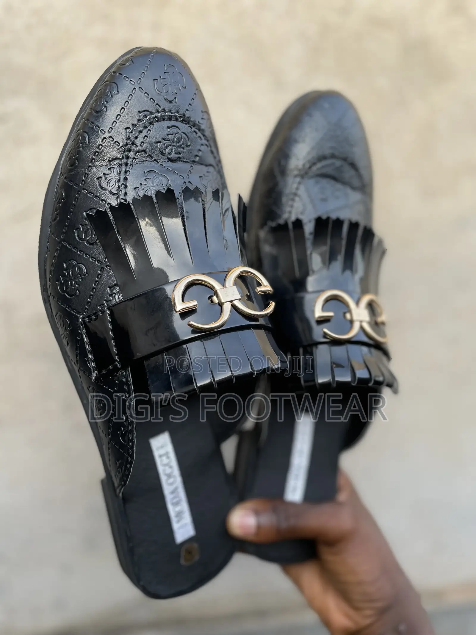 Black Half Shoe