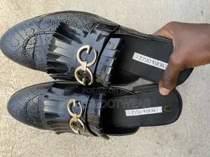 Black Half Shoe