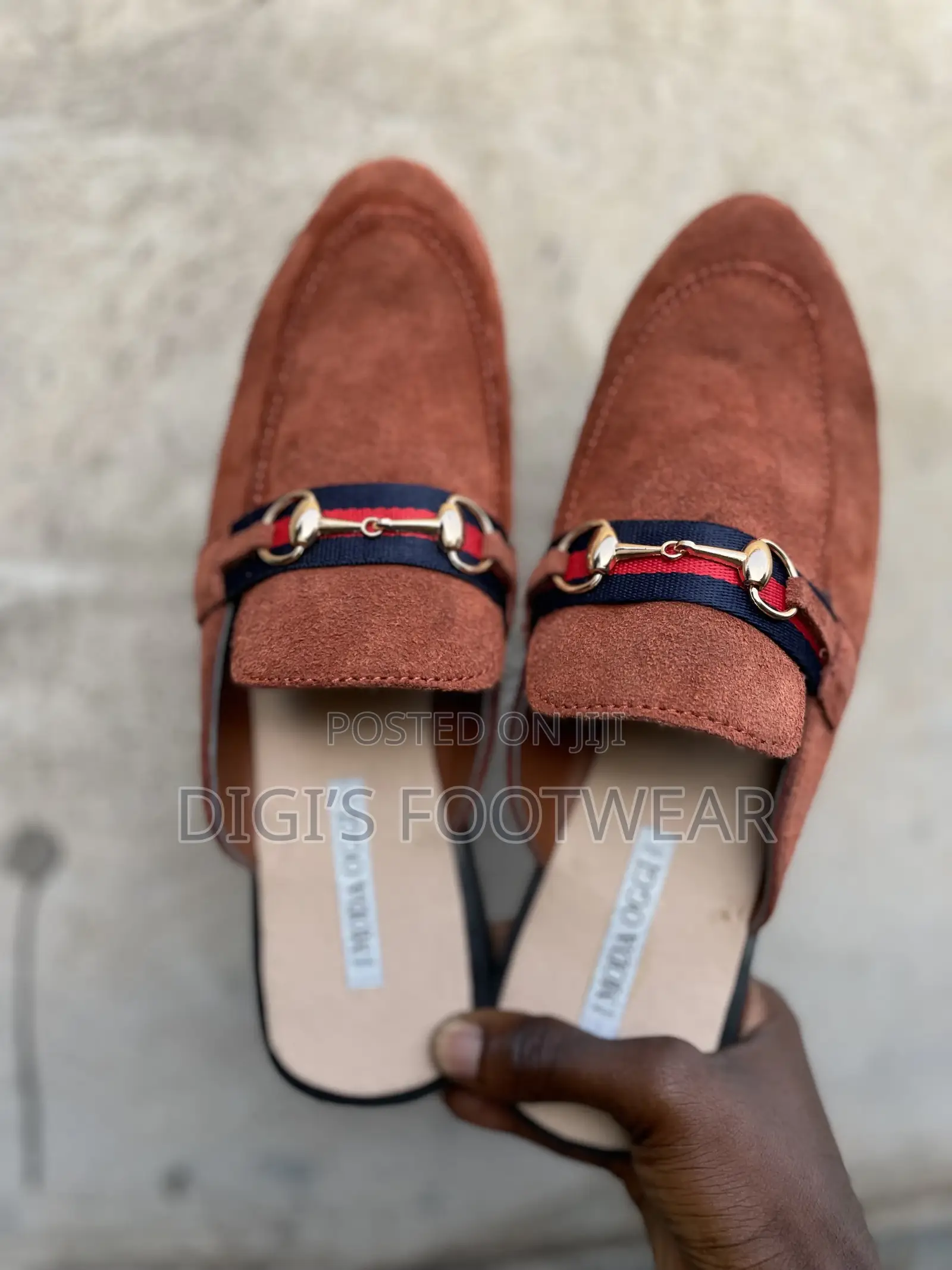 Black Gucci Half Shoe
