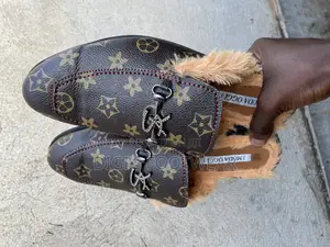 Brown Louis Vuitton (Lv) Half Shoe