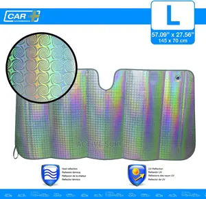 Vehicle Sunshield UV Protector. Keeps Interior Cool Always.