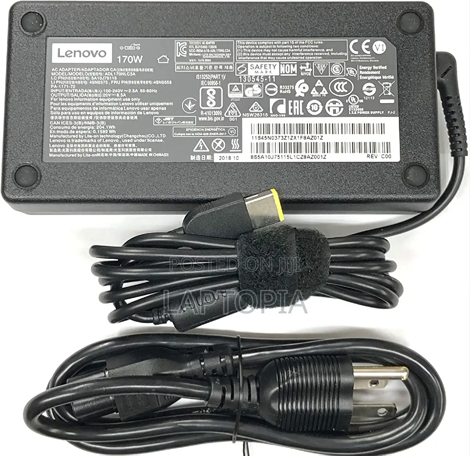 Original Lenovo 170W USB Rectangle Charger