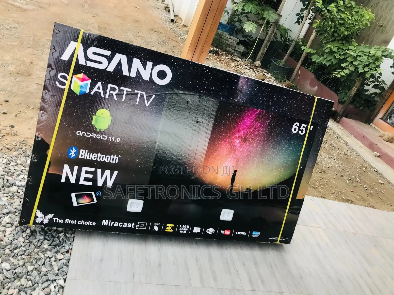 65” LED Asaon Glossy Smart Tv+Bluetooth