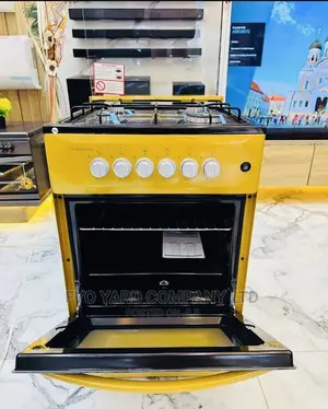 CLASSIC 50*50 4 Gas Burner Oven Gril Double Grid Glass Lid