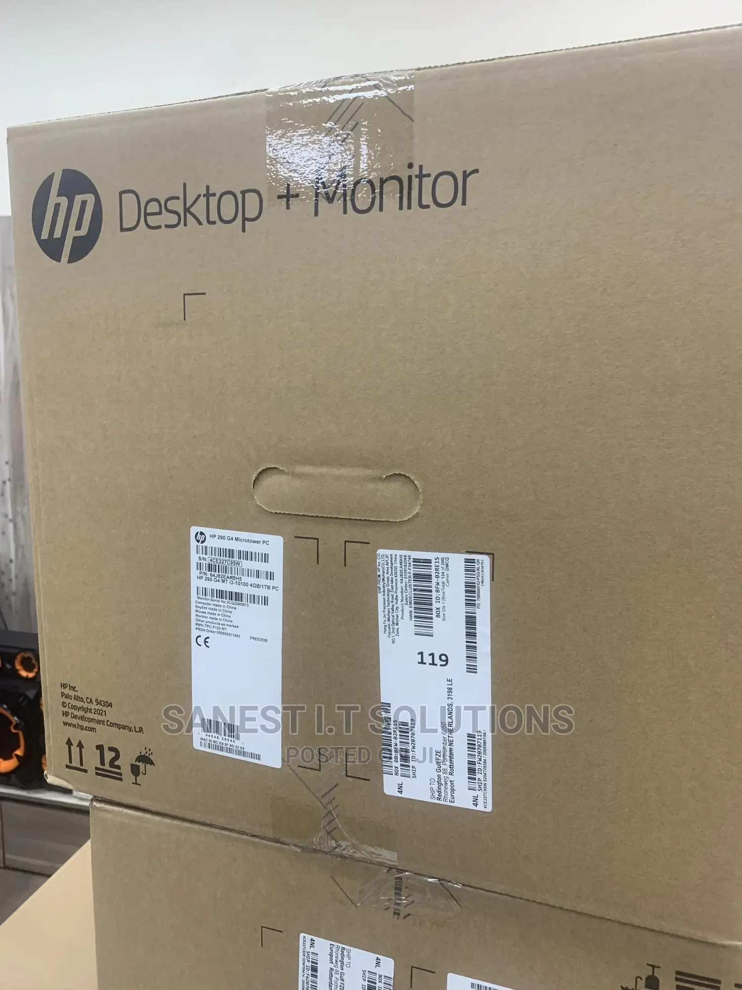New Desktop Computer HP 290 G4 4GB Intel Core I5 HDD 1T