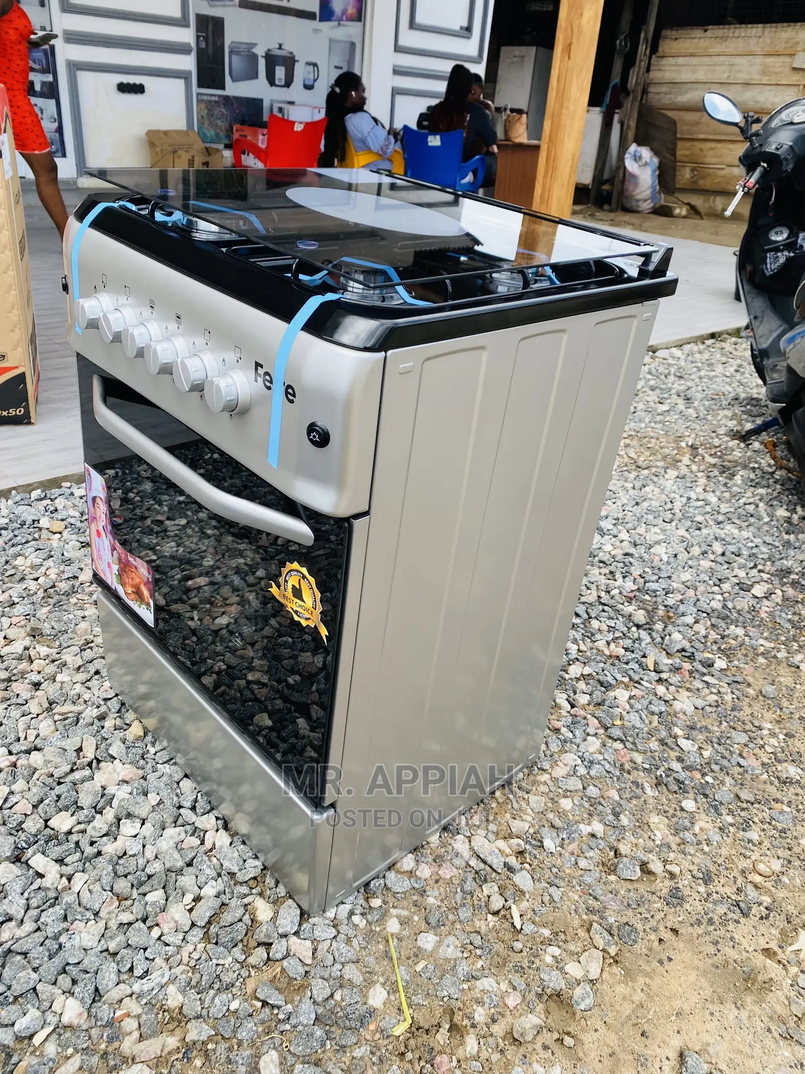 High Quality 60*60cm Ferre 4 Burner,Oven Grill(New Line)