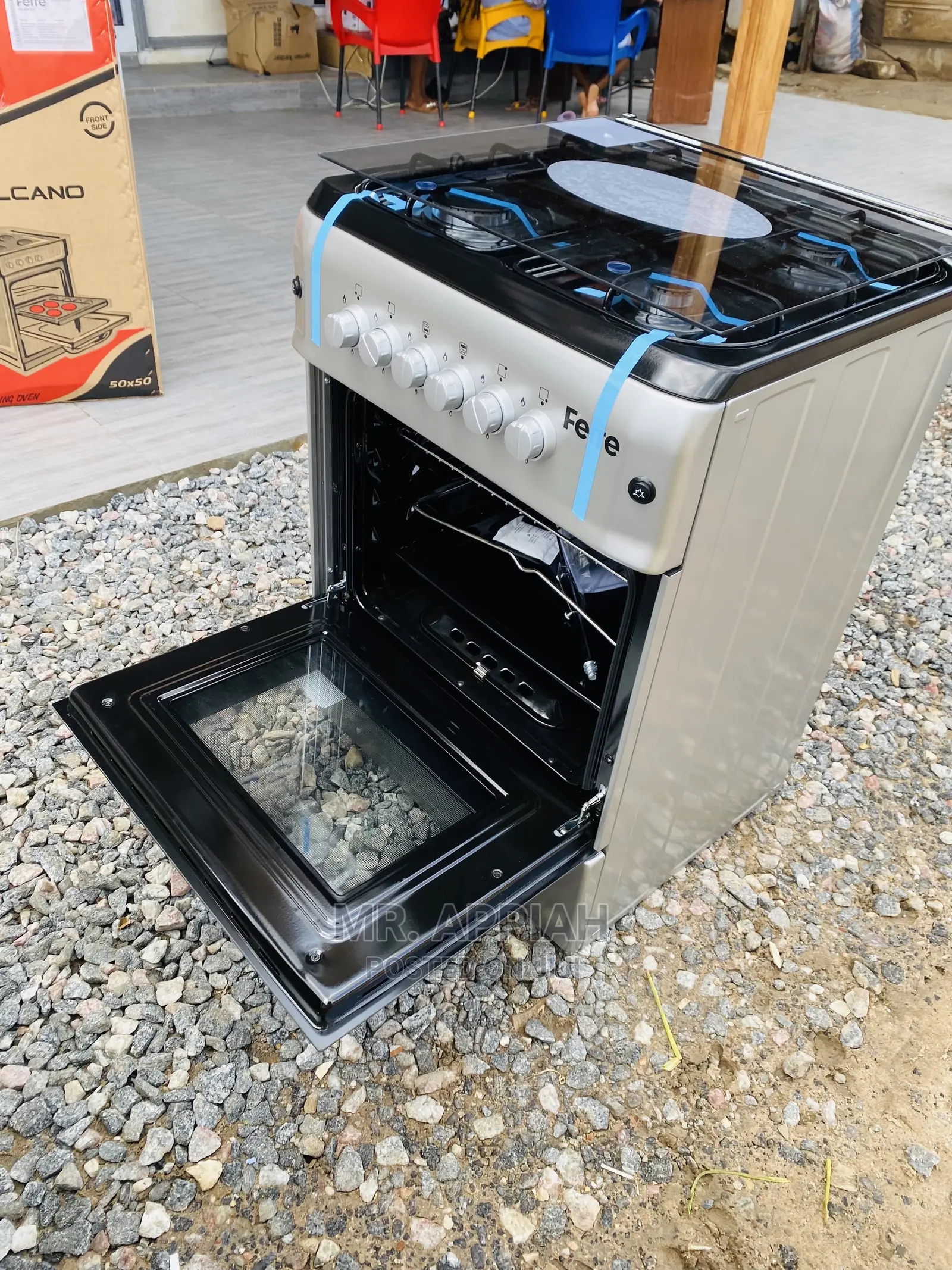 Get Ferre 4 -Gas Burner With Oven Grill in Stock(60*60)