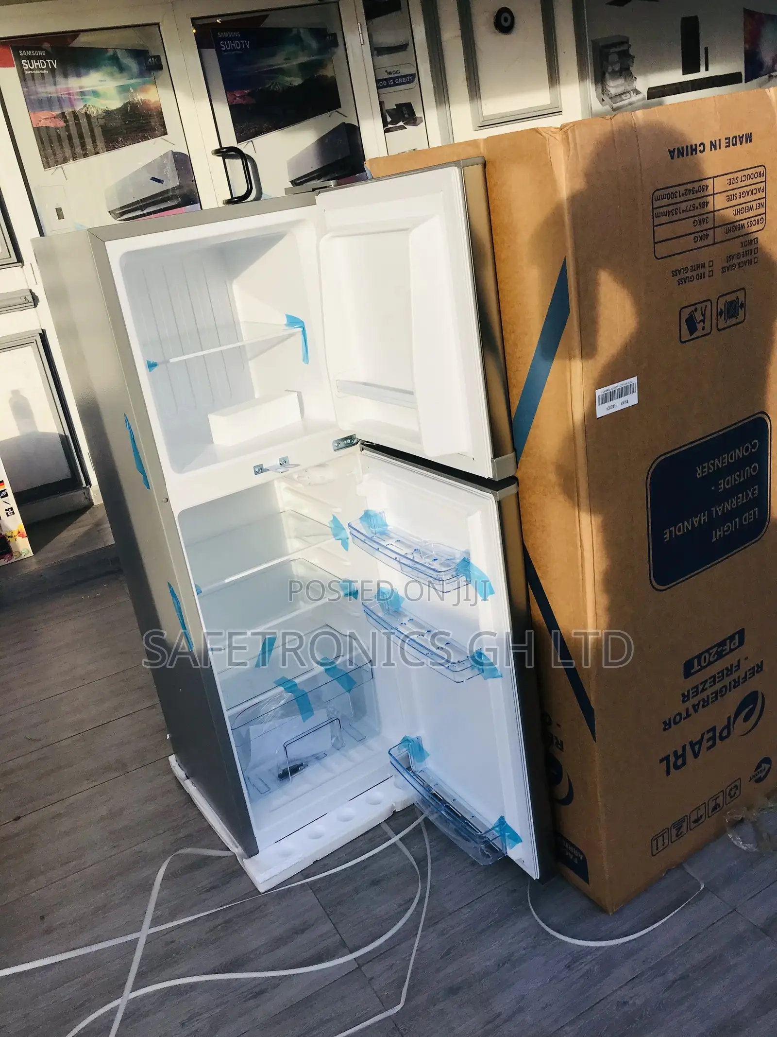 PF-20T Double Door 138L Bottomfreezer Pearl 