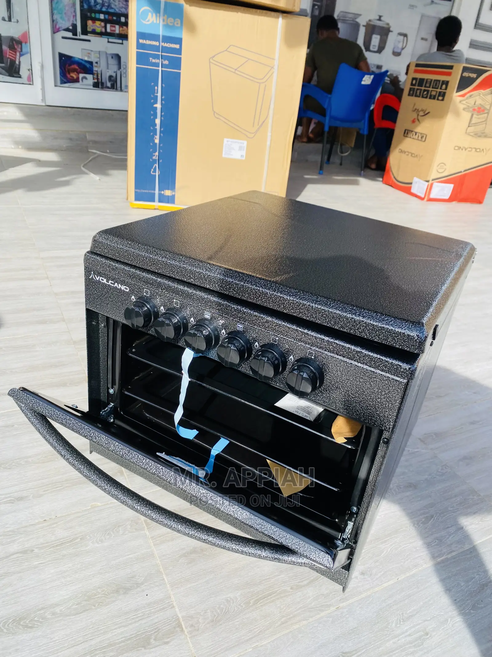 Classic Design Volcano Mini 4 Gas Burner + Oven Grill,50*50