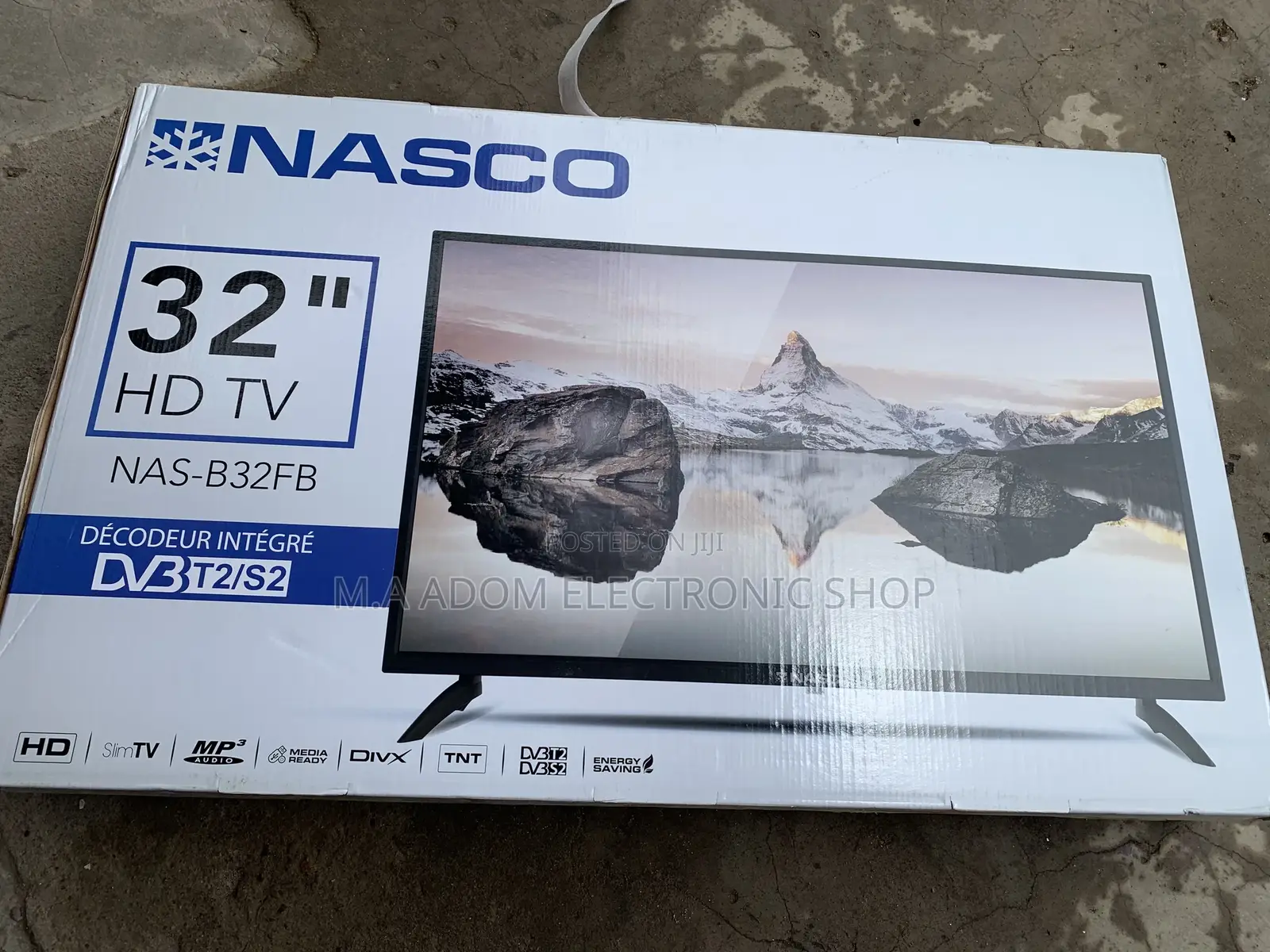 Fresh In Box Nasco 32” Tv With Mount