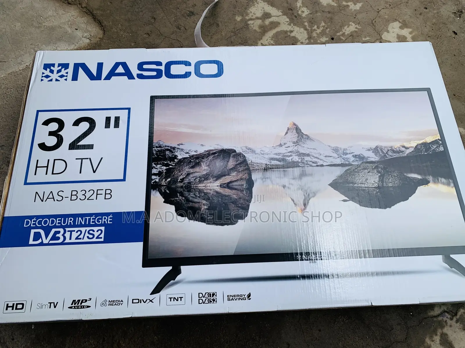 Fresh In Box Nasco 32” Tv With Mount