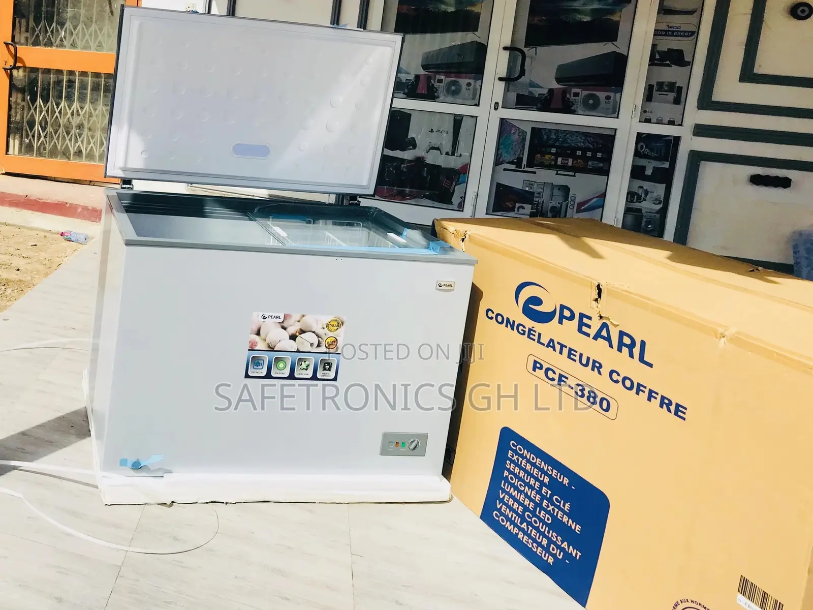 Cute Pearl 290L PCF-370 Single Door Chest Freezer 