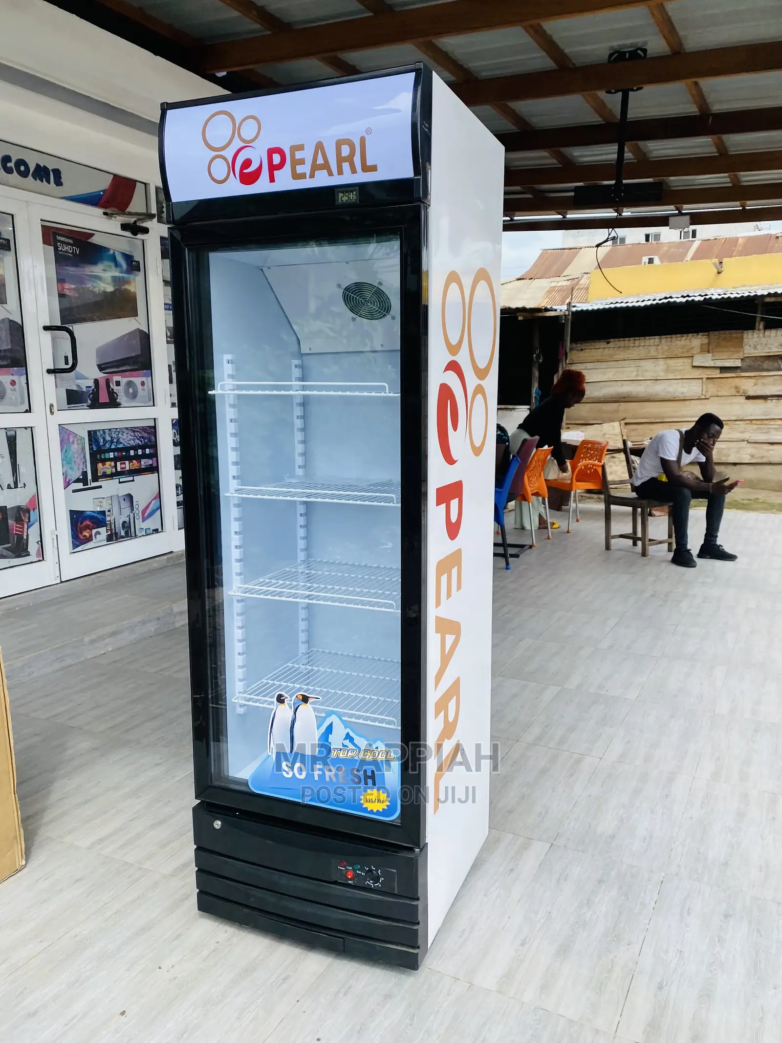 Pearl 248L Display Fridge Cools Fast and Save Energy(Pvc-37)
