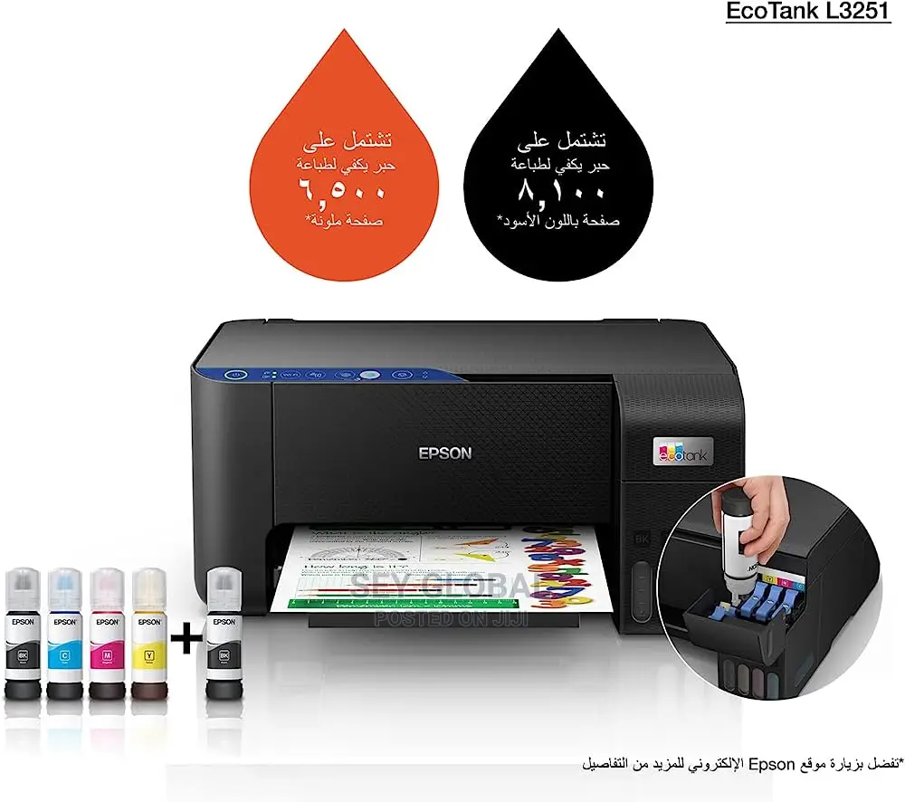 Epson Ecotank L3252 Scan Copy Wifi