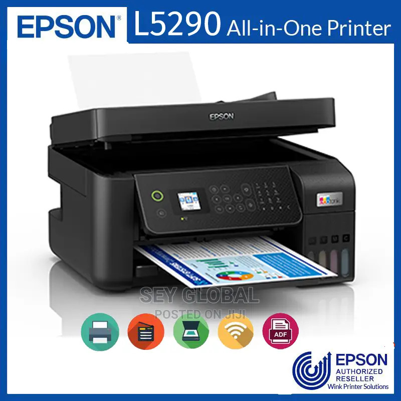 Epson Ecotank L5290 Wi-Fi All-in-One Ink Tank Printer + Adf