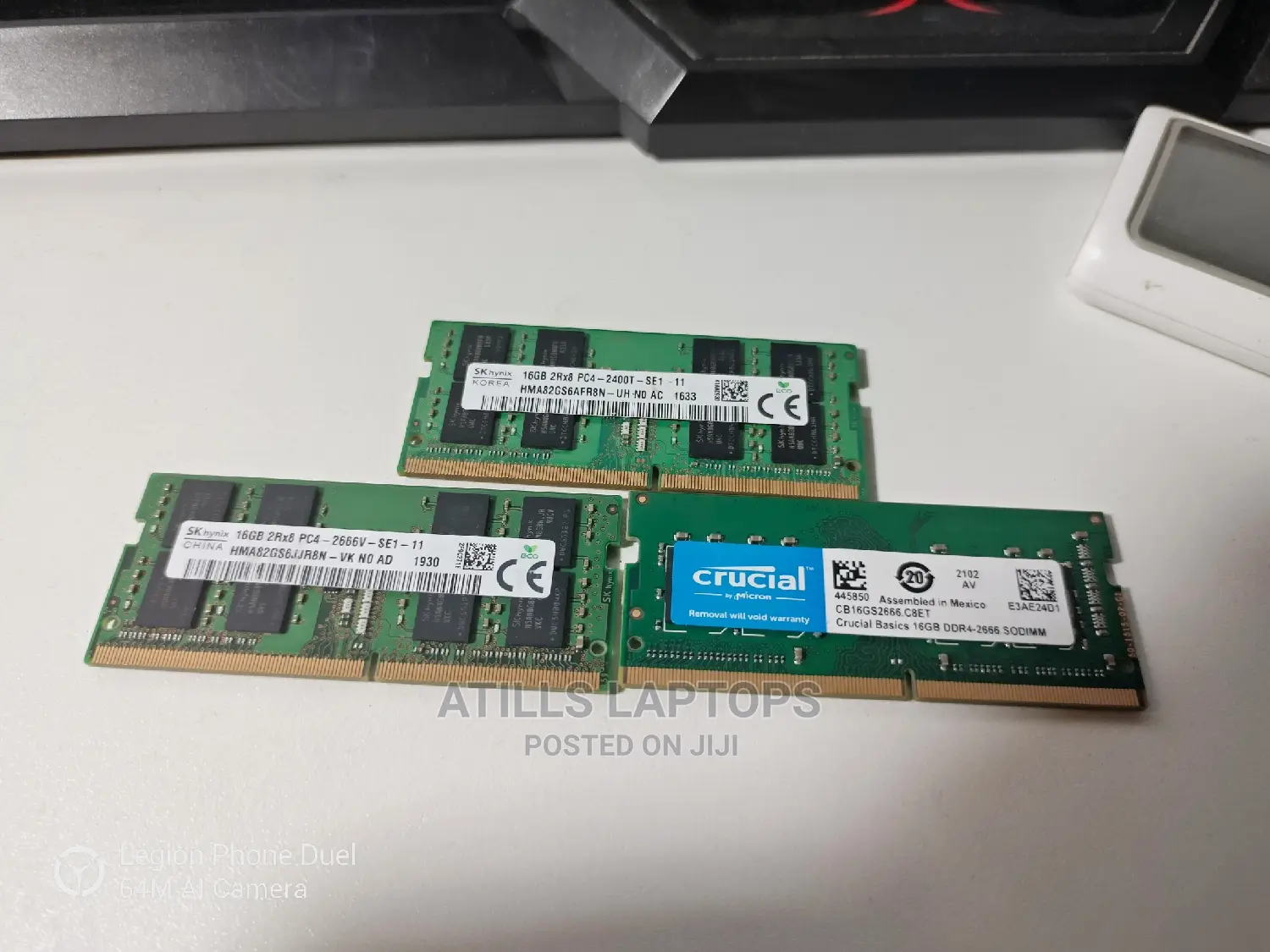 16 Gig Ram Ddr4 for Gaming Laptop