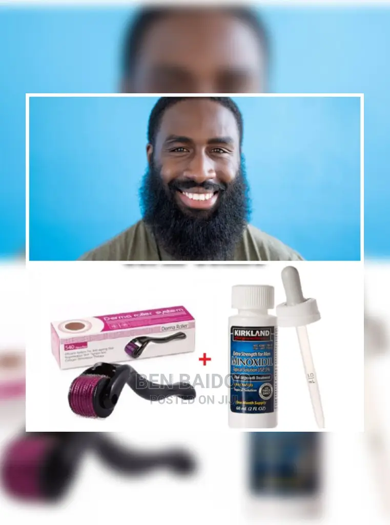 Kirkland Oil and Derma Roller (For Hair Growth Beauty)
