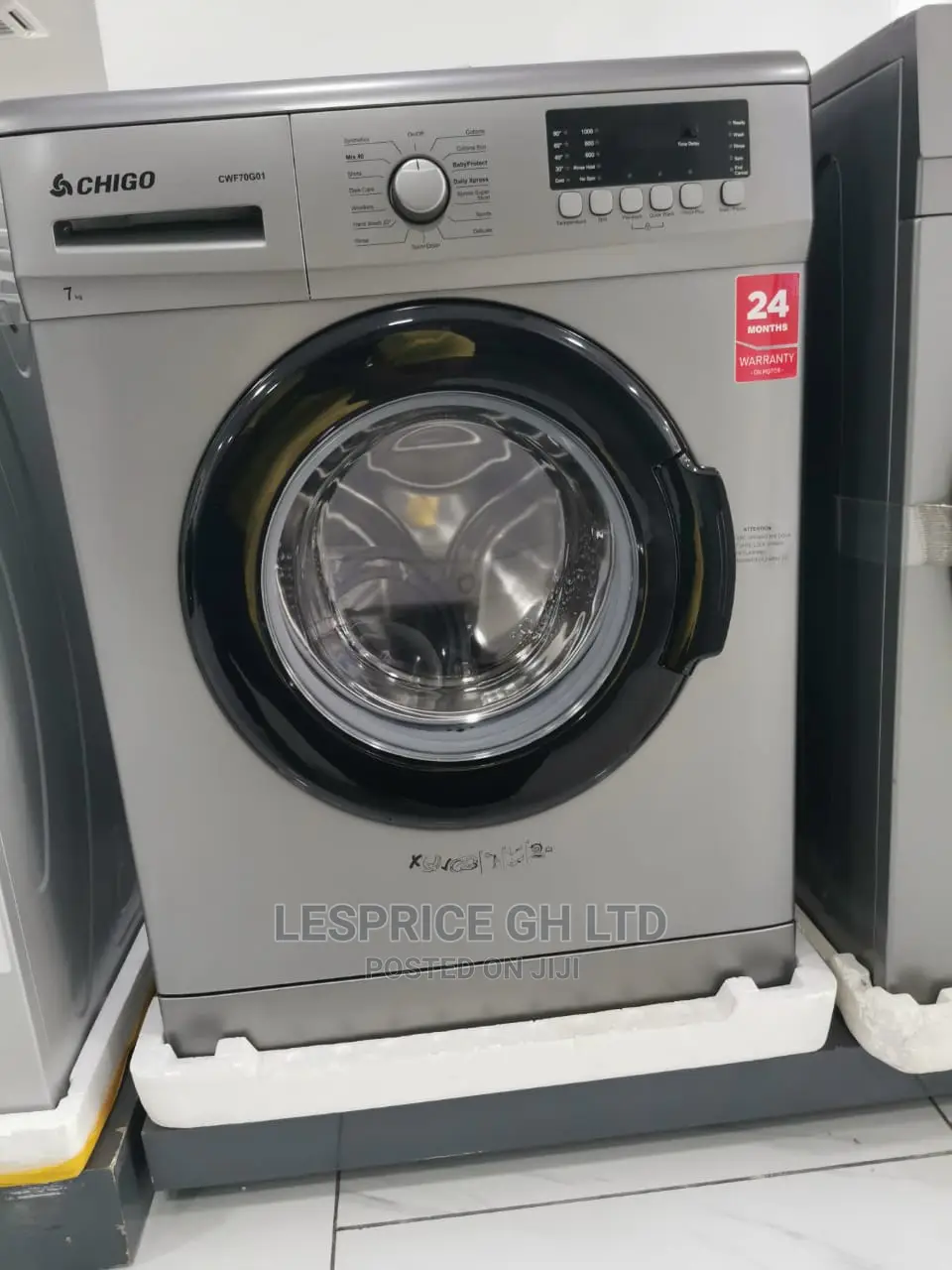 Presentable Chigo Washing Machine Front Load 7kg