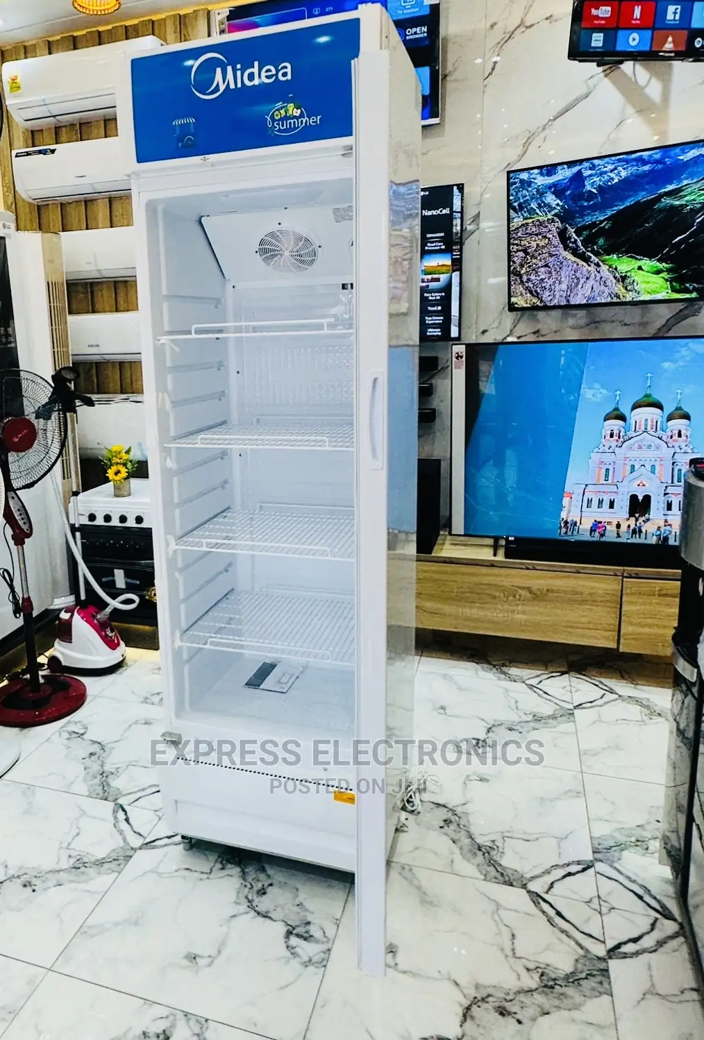 Defrost Type Interior Light Midea Display 400L MDRZ432FZG21