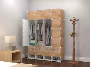 20 Plastic Cubes Wardrobe