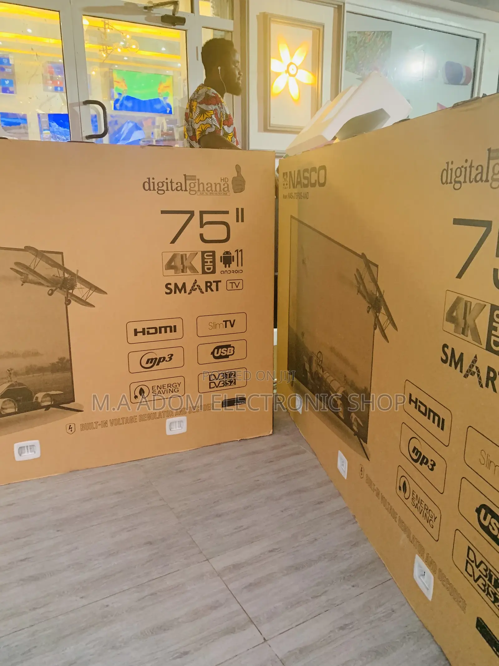 Nasco 75” UHD Smart Led Tv