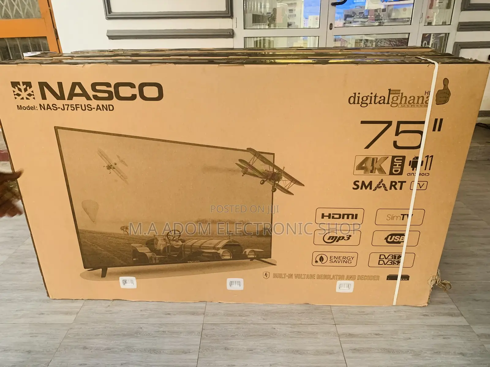 75” UHD Nasco Tv