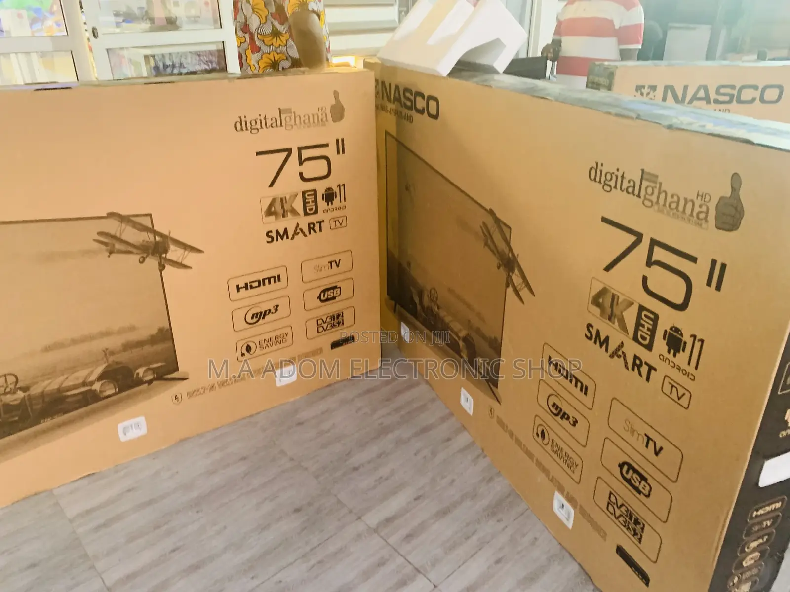Check Out the New 2023 Nasco 75” UHD Led Tv
