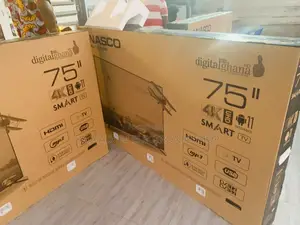 New 2023 Nasco 75” Smart Android Netflix Youtube UHD Tv