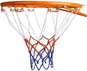 Pair of Basketball Rims With Nets