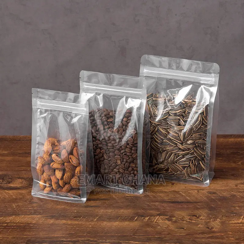 Transparent Stand Up Ziplock Pouches