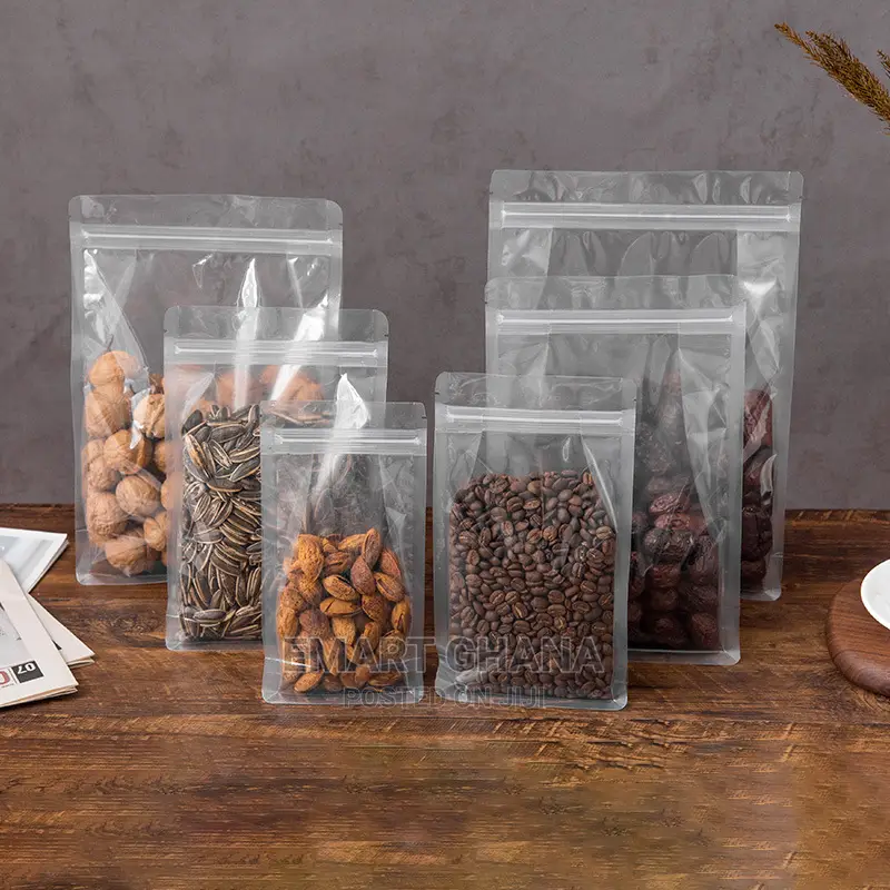 Transparent Stand Up Ziplock Pouches