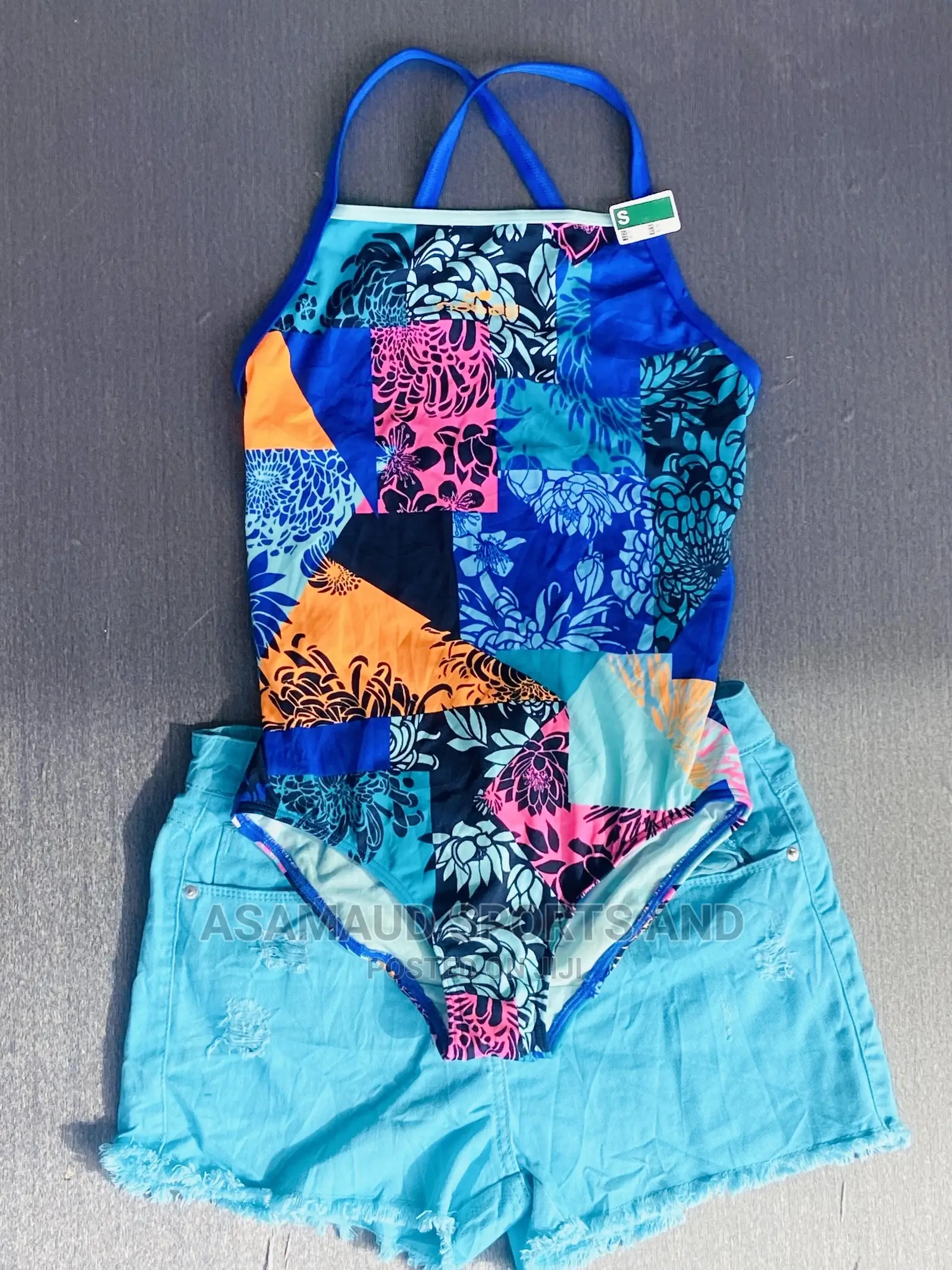 Original Swimsuit With Short Jeans at Cool Price