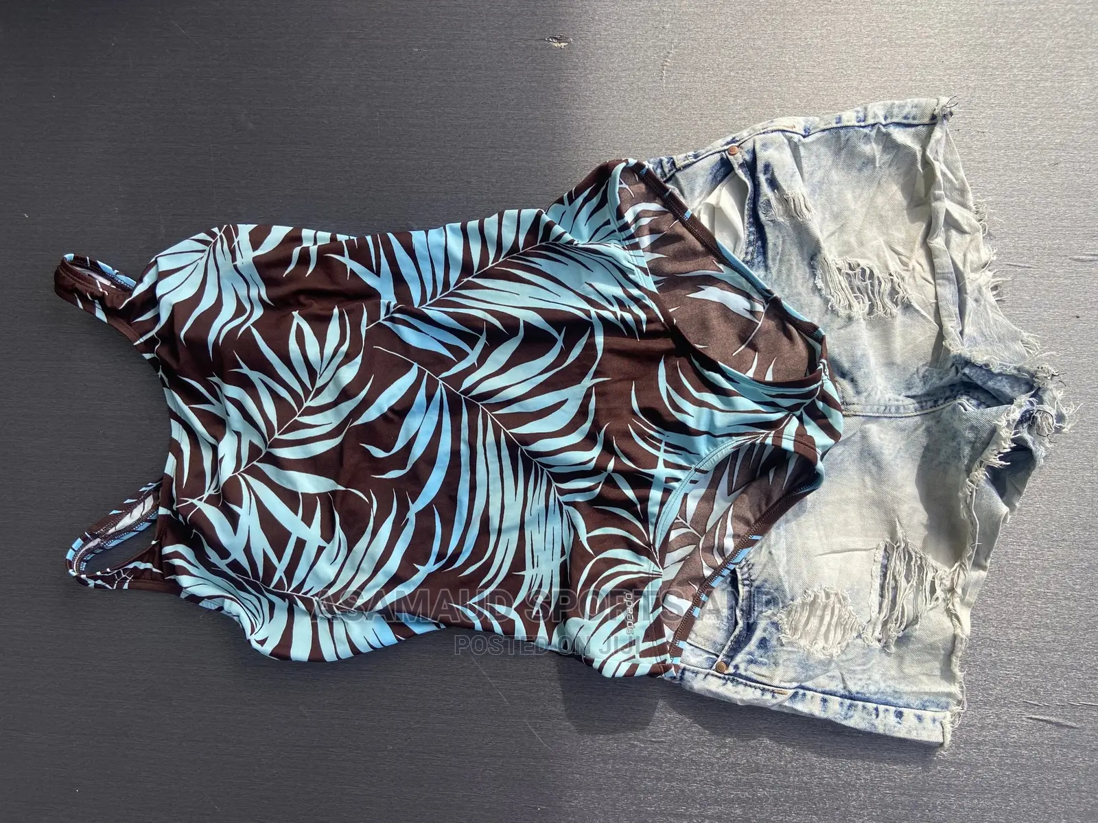 Original Swimsuit With Short Jeans at Cool Price
