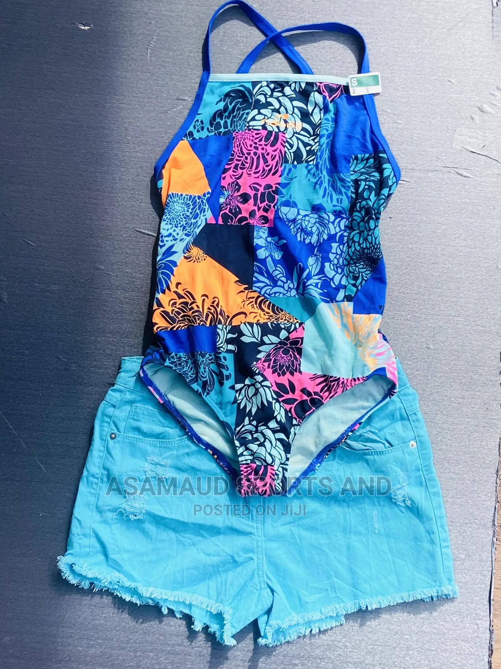 Original Swimsuit With Short Jeans at Cool Price