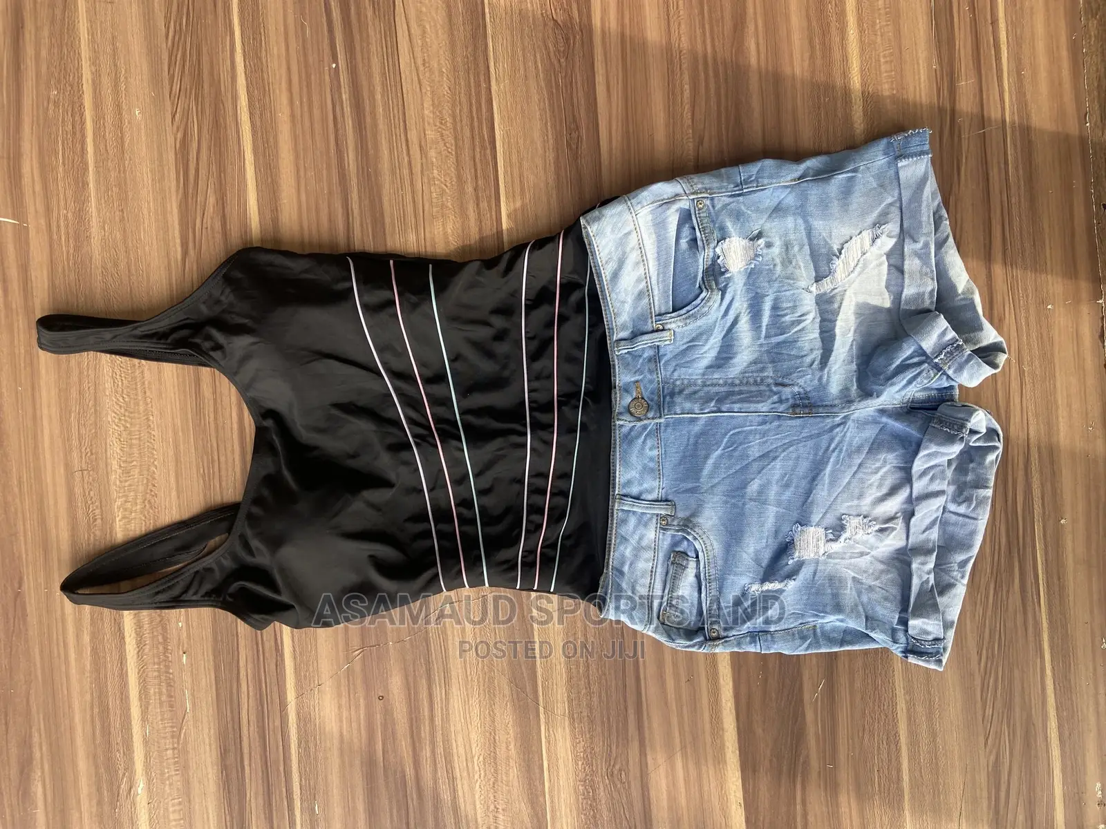 Original Swimsuit With Short Jeans at Cool Price