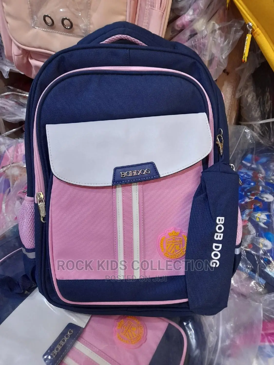 Bob Dog Back Pack School Bag With Pencil Case