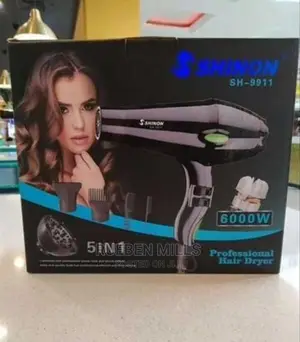 6000 Watts High Heat Hair Blow Dryer
