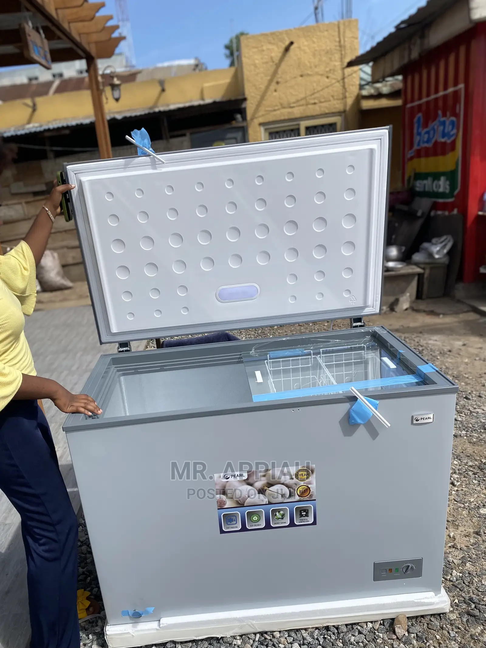 Original Pearl PCF-460(380)Ltr Chest Freezer Available Now