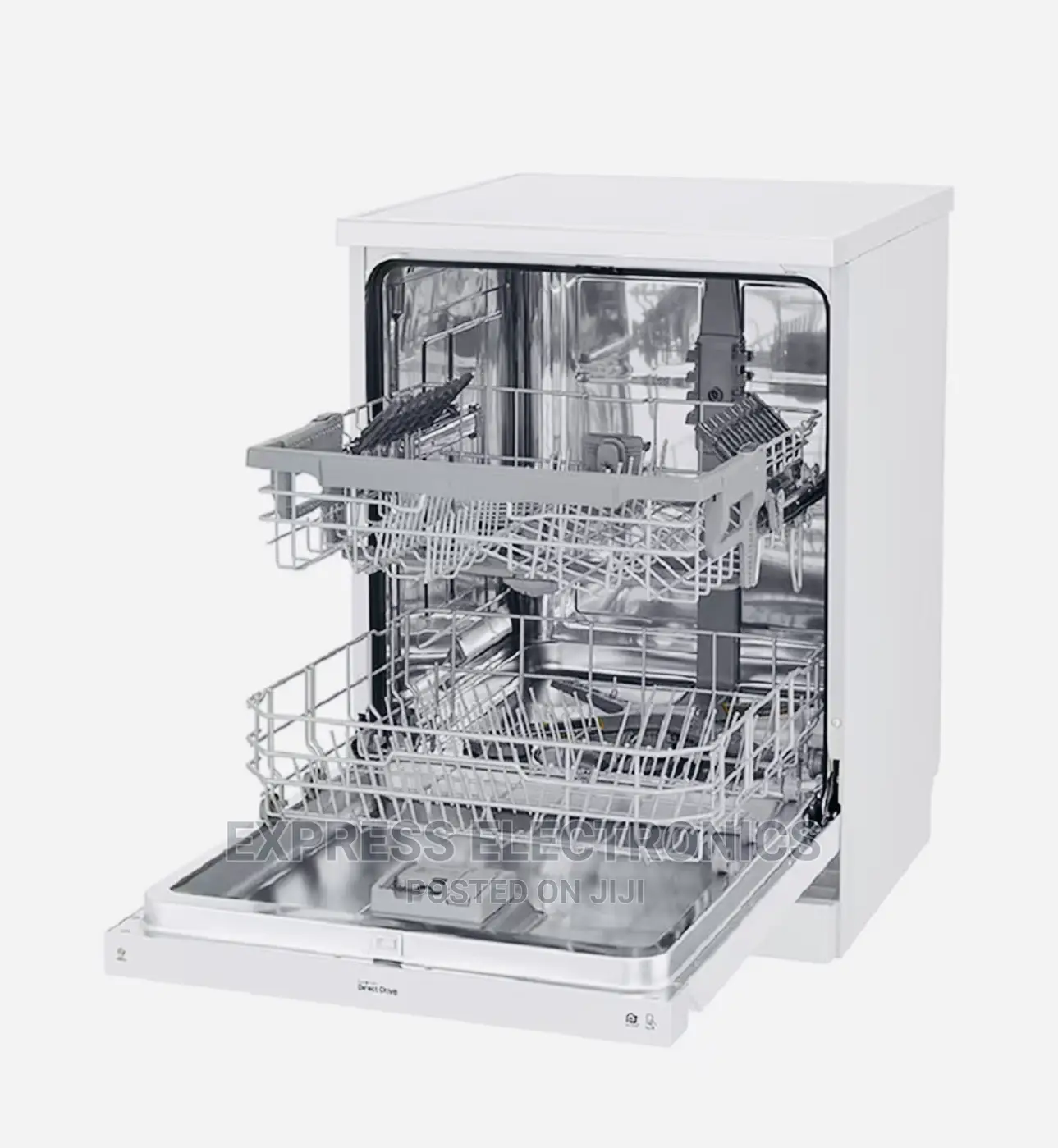 Easy Height Adjustment Dishwasher DFB512FW (White)  LG