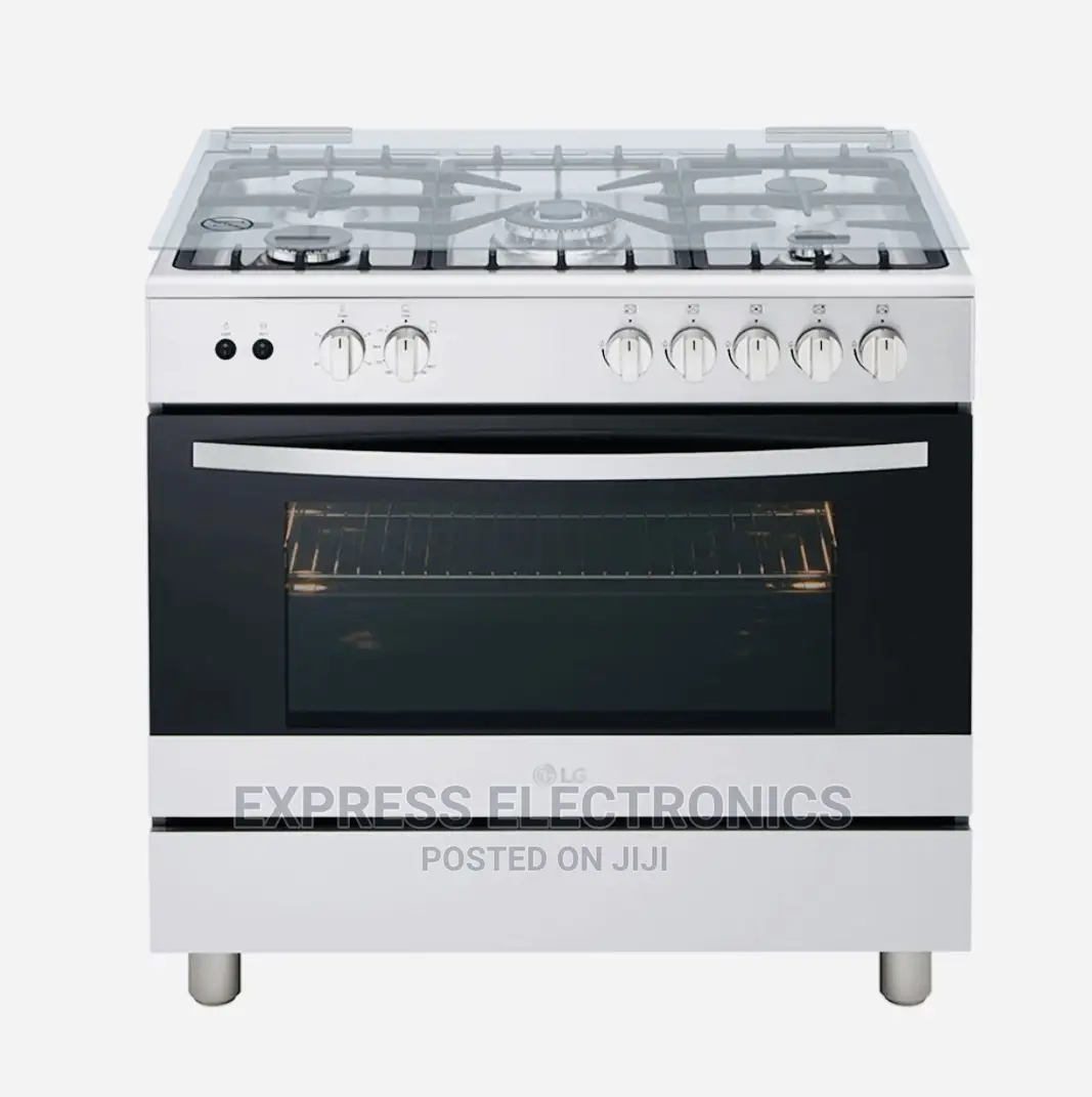 Stainless Steel Blue Flame  LG FA415RMA 5burner Gas Cooker