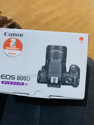 Uk Made Canon Eos 800d Camera With Lens 18-55mm STM